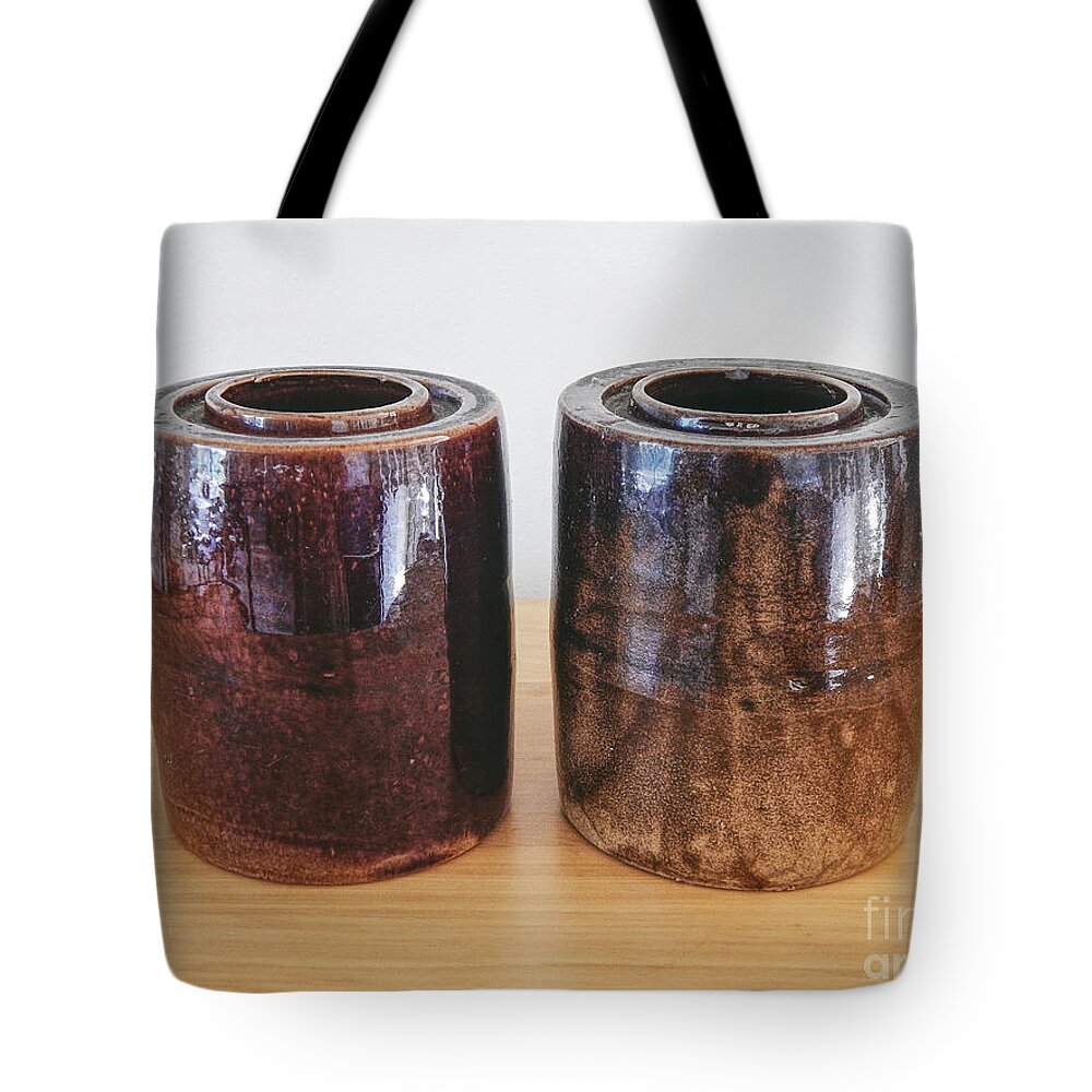 Pottery Tote Bag featuring the photograph Still Life Pottery by Phil Perkins