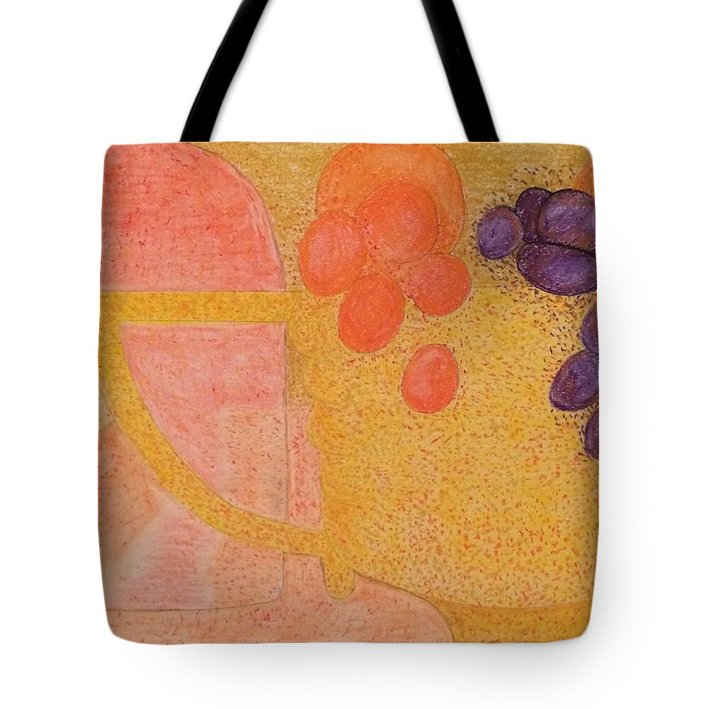 Still Life Tote Bag featuring the drawing Still Life by Samantha Lusby