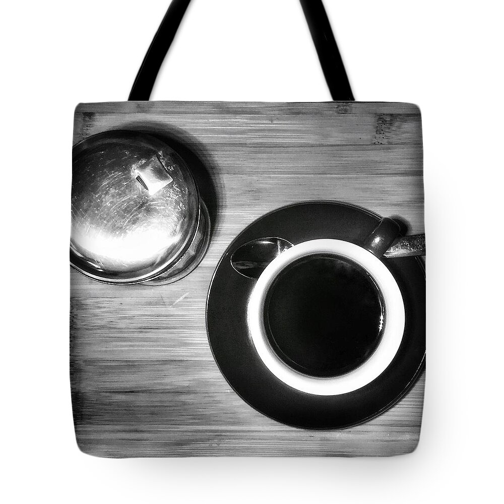 Still Life Tote Bag featuring the photograph Still Life with Coffee and Sugar by Dirk Jung