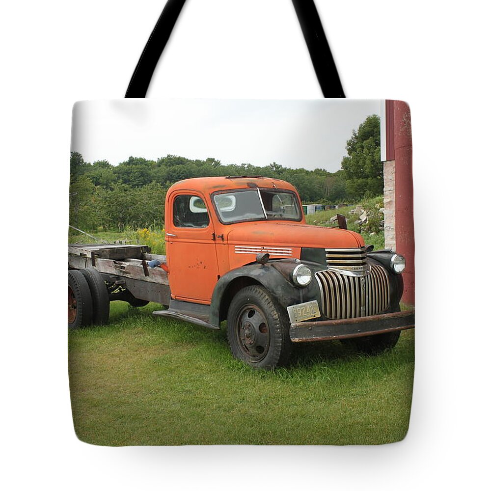 Car Tote Bag featuring the photograph Still Working by Ira Marcus