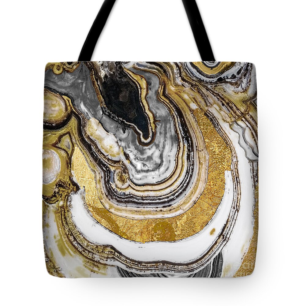 #faatoppicks Tote Bag featuring the painting Stone Prose by Mindy Sommers