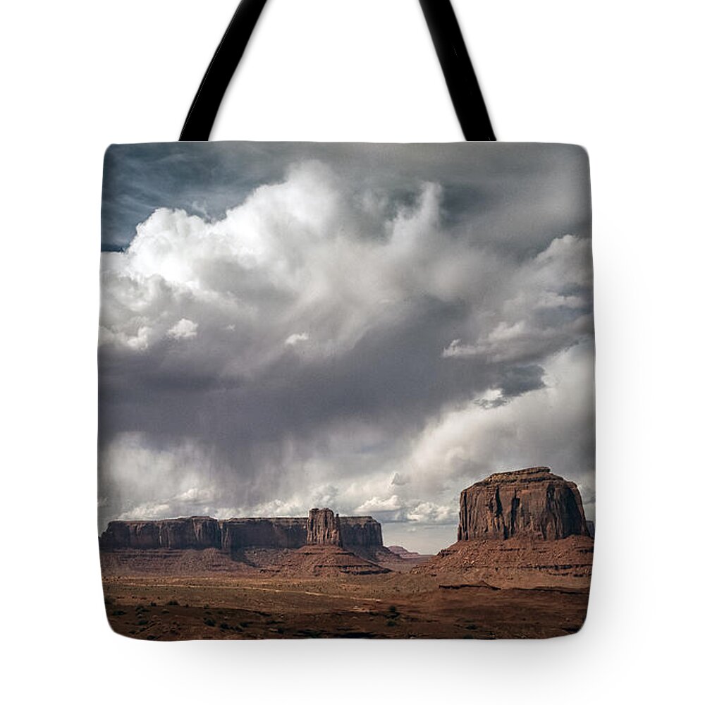 Arizona Tote Bag featuring the photograph Storm Brewing by Robert Fawcett
