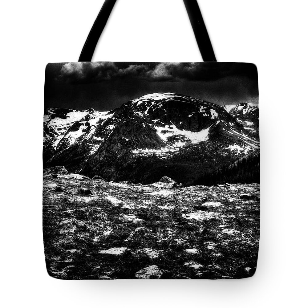 Colorado Tote Bag featuring the photograph Storm Clouds Gathering in the Rockies by Roger Passman