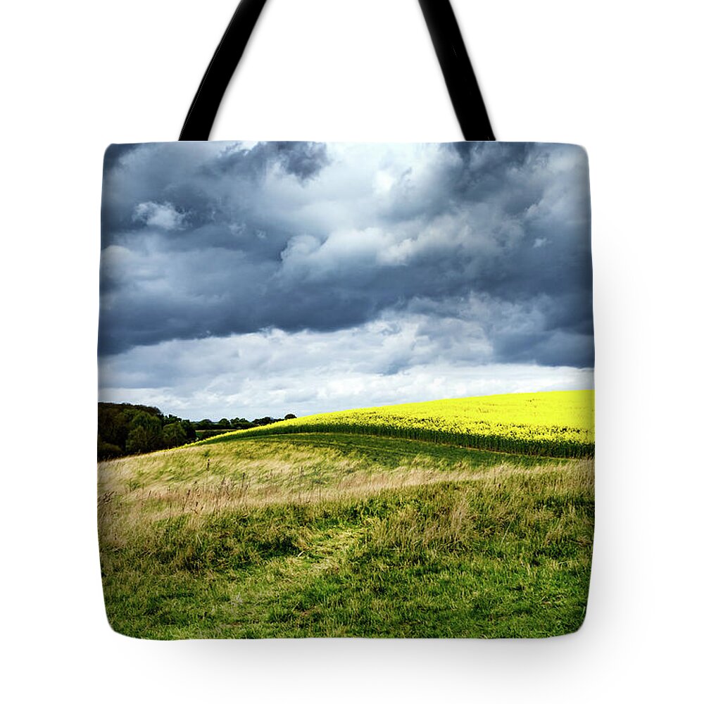 Landscapes Tote Bag featuring the photograph Storm Rolling In by Nick Bywater