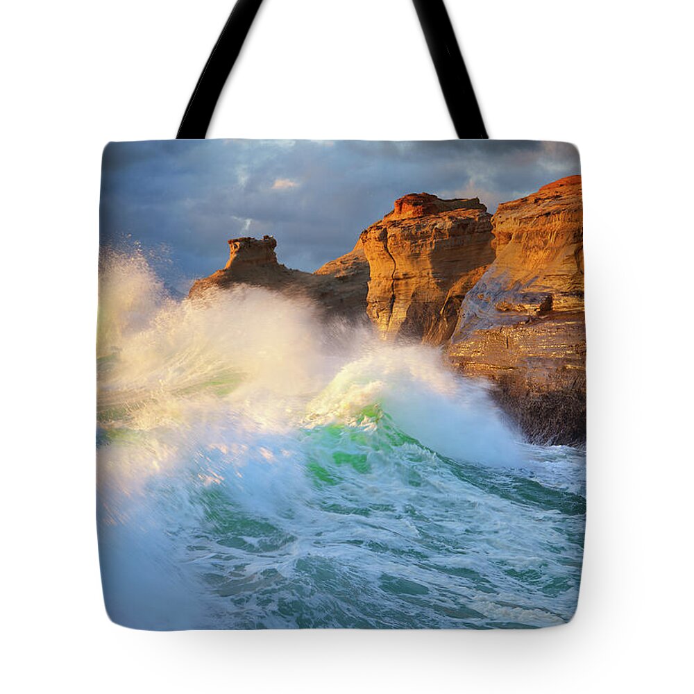 Storms Tote Bag featuring the photograph Storm Watchers by Darren White