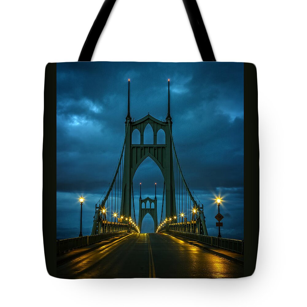 Stormy St. Johns Tote Bag featuring the photograph Stormy St. Johns by Wes and Dotty Weber