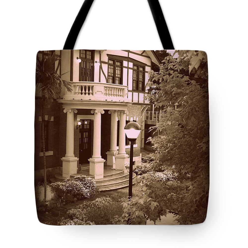 Taipei Tote Bag featuring the photograph Story House by Bill Hamilton