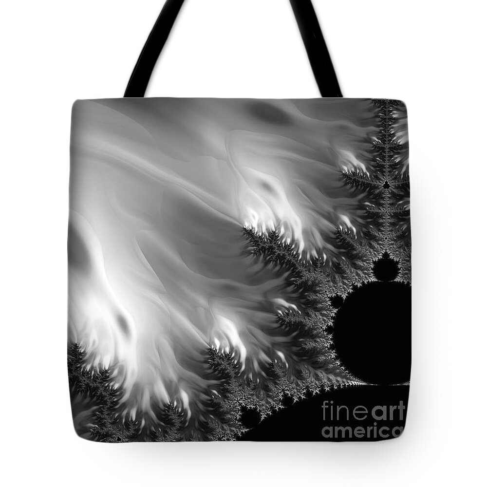 Strange Frequencies Tote Bag featuring the digital art Strange Frequencies by Elizabeth McTaggart