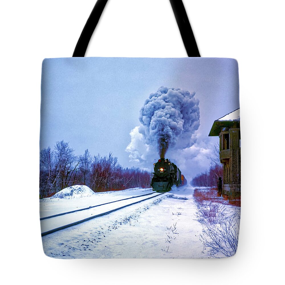 Steam Tote Bag featuring the photograph Steam, Town, Historic, Site, Scranton, Pennsylvania  #1 by Tom Jelen