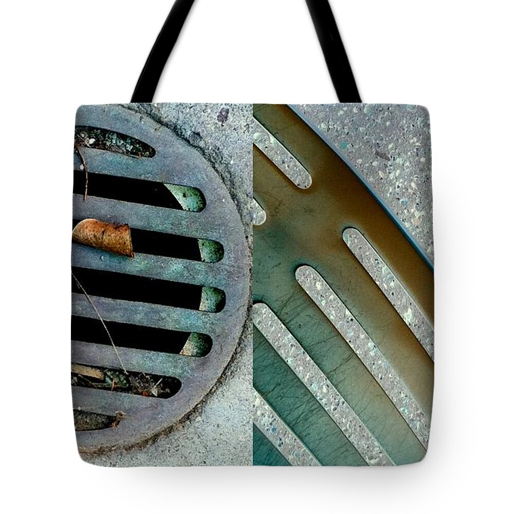 Urban Abstracts Tote Bag featuring the photograph Street Sights 32 by Marlene Burns