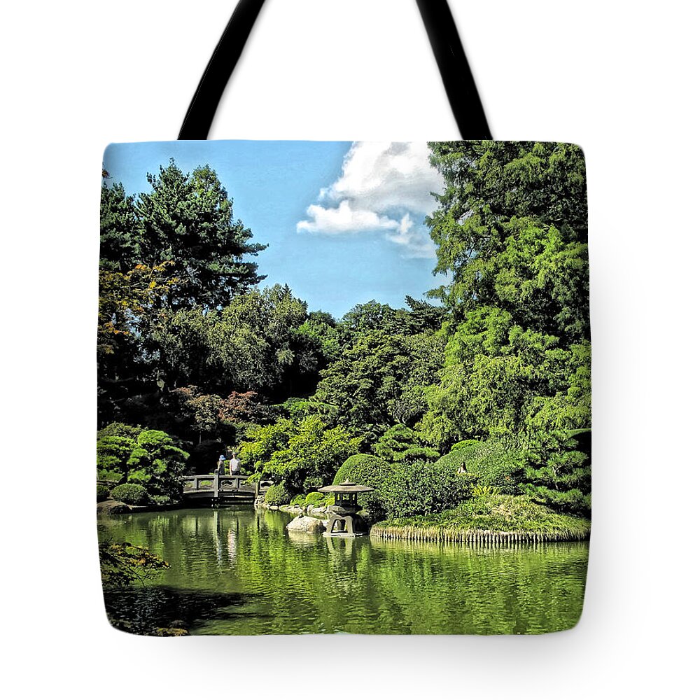 Garden Tote Bag featuring the photograph Stroll in the Garden by Onedayoneimage Photography