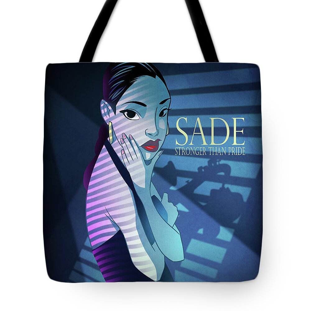 Sade Tote Bag featuring the digital art Stronger Than Pride by Nelson Dedos Garcia