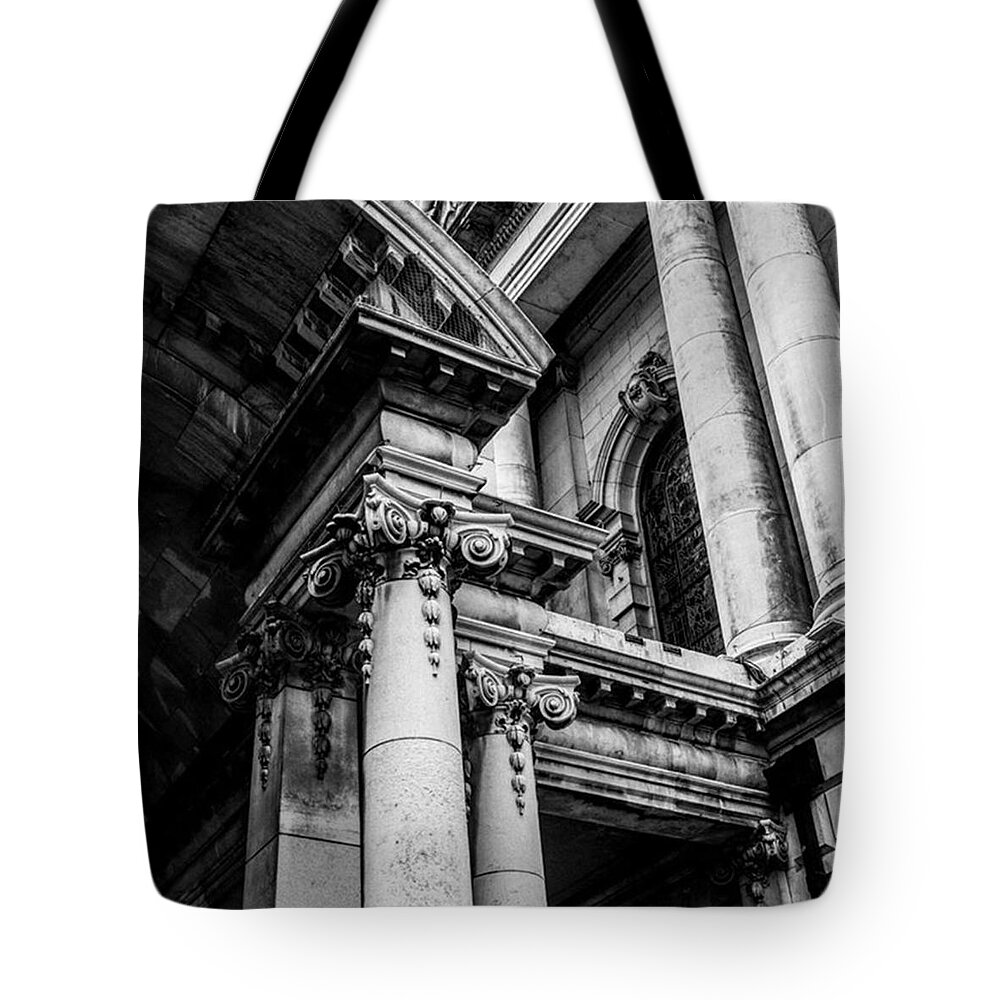  Tote Bag featuring the photograph Structure And Angles by Aleck Cartwright
