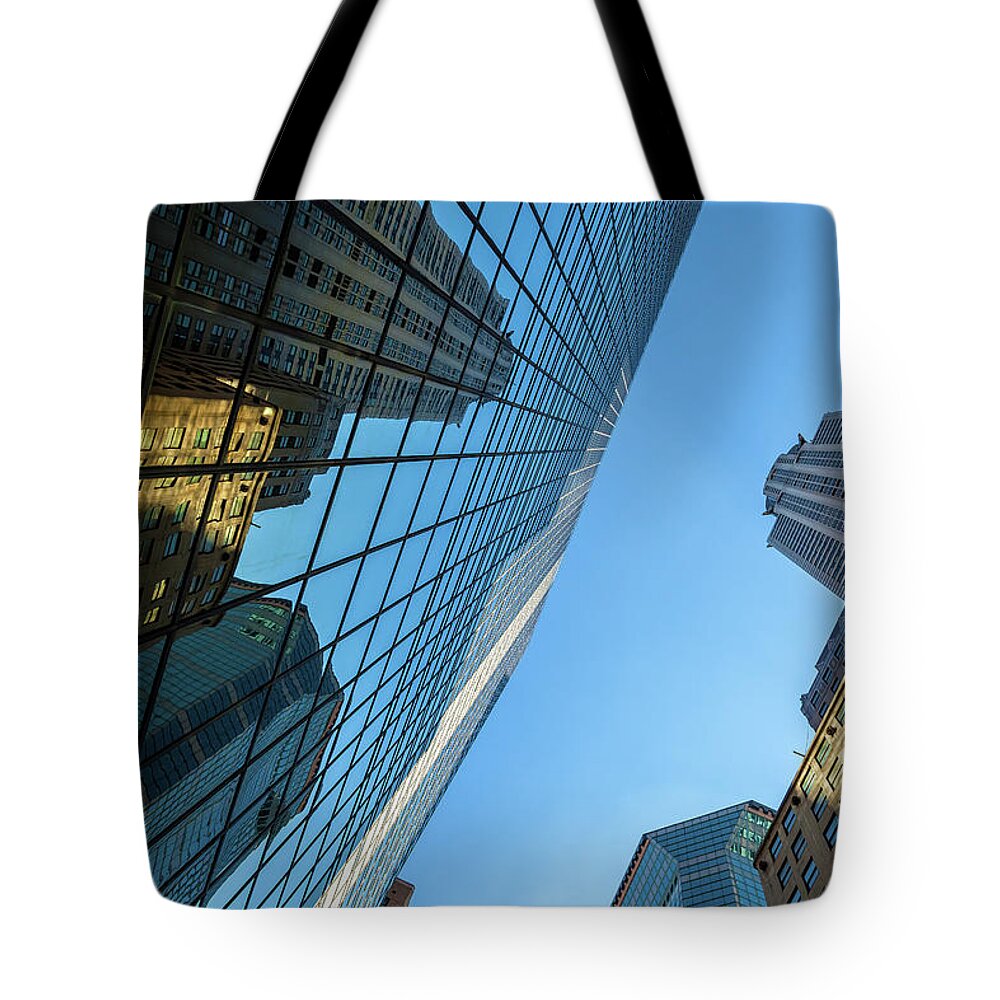 City Tote Bag featuring the photograph Structures Of NYC 3 by Jonathan Nguyen