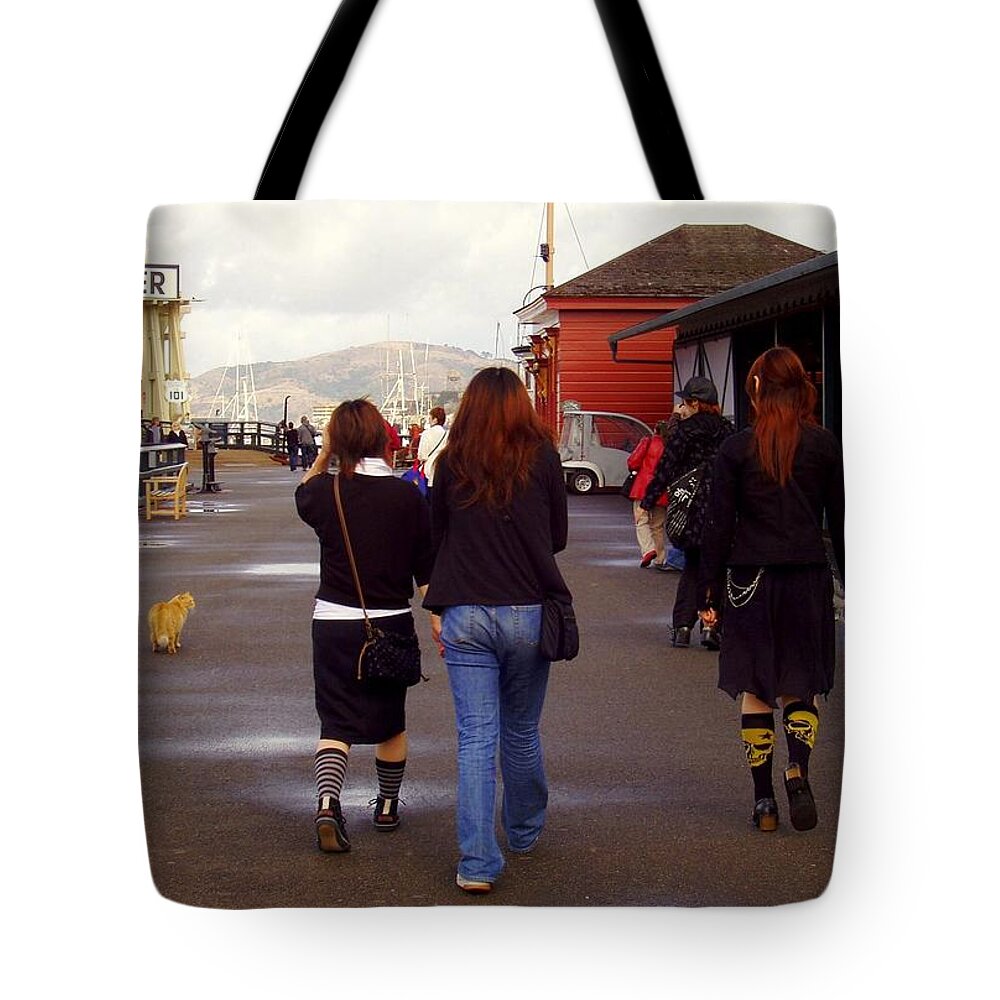 People Tote Bag featuring the photograph Styles by Deborah Crew-Johnson