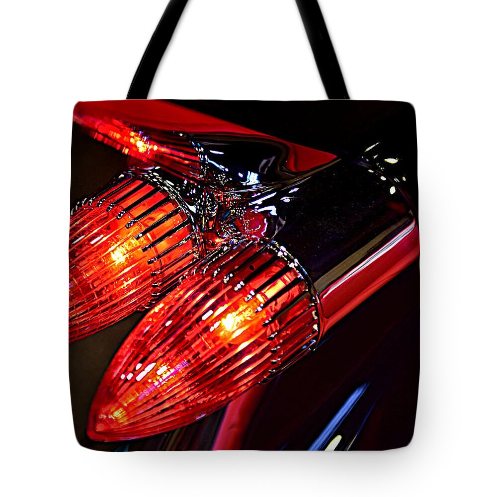 Automobile Tote Bag featuring the photograph Stylin' Lights by Richard Gehlbach