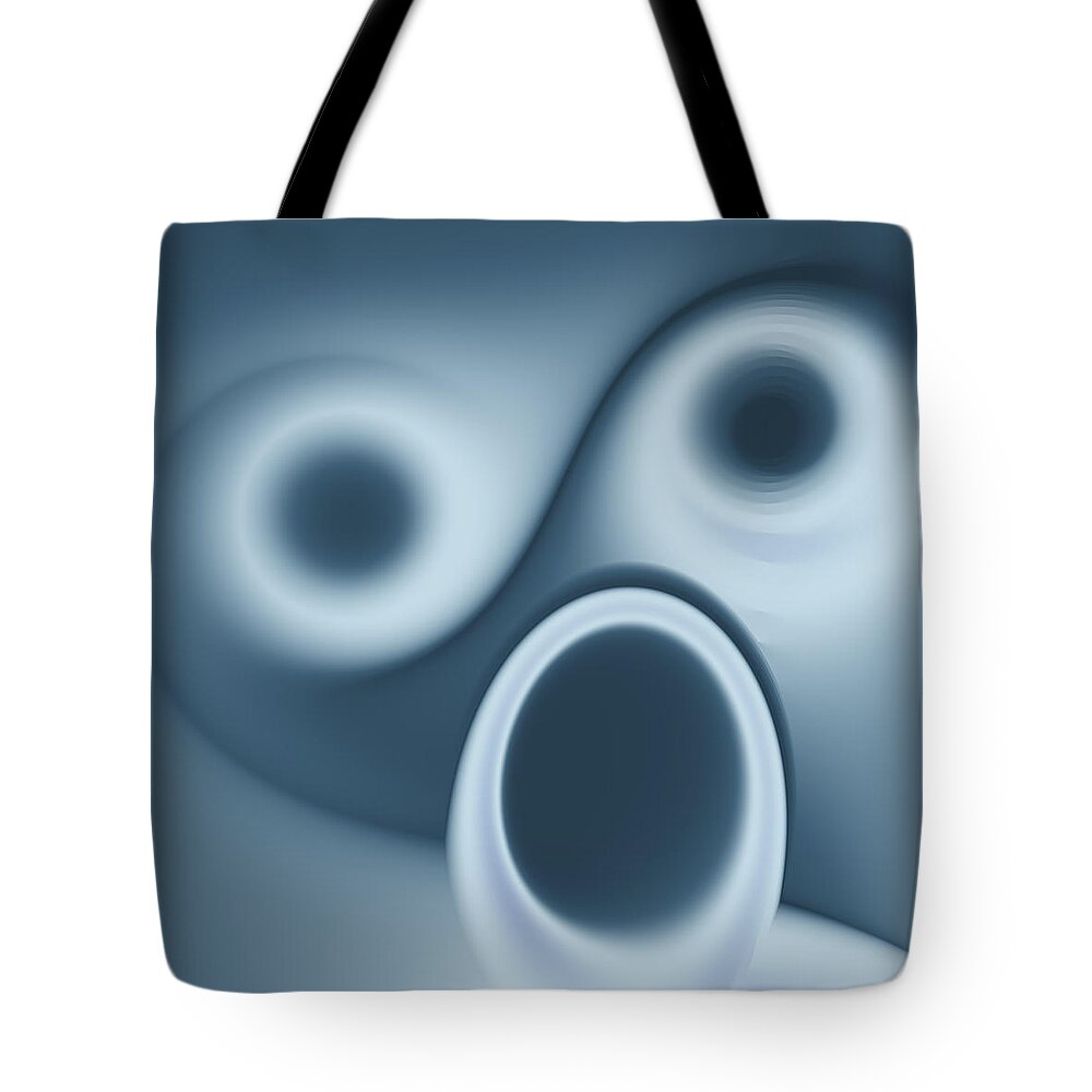 Vic Eberly Tote Bag featuring the digital art Subconscious 6 by Vic Eberly