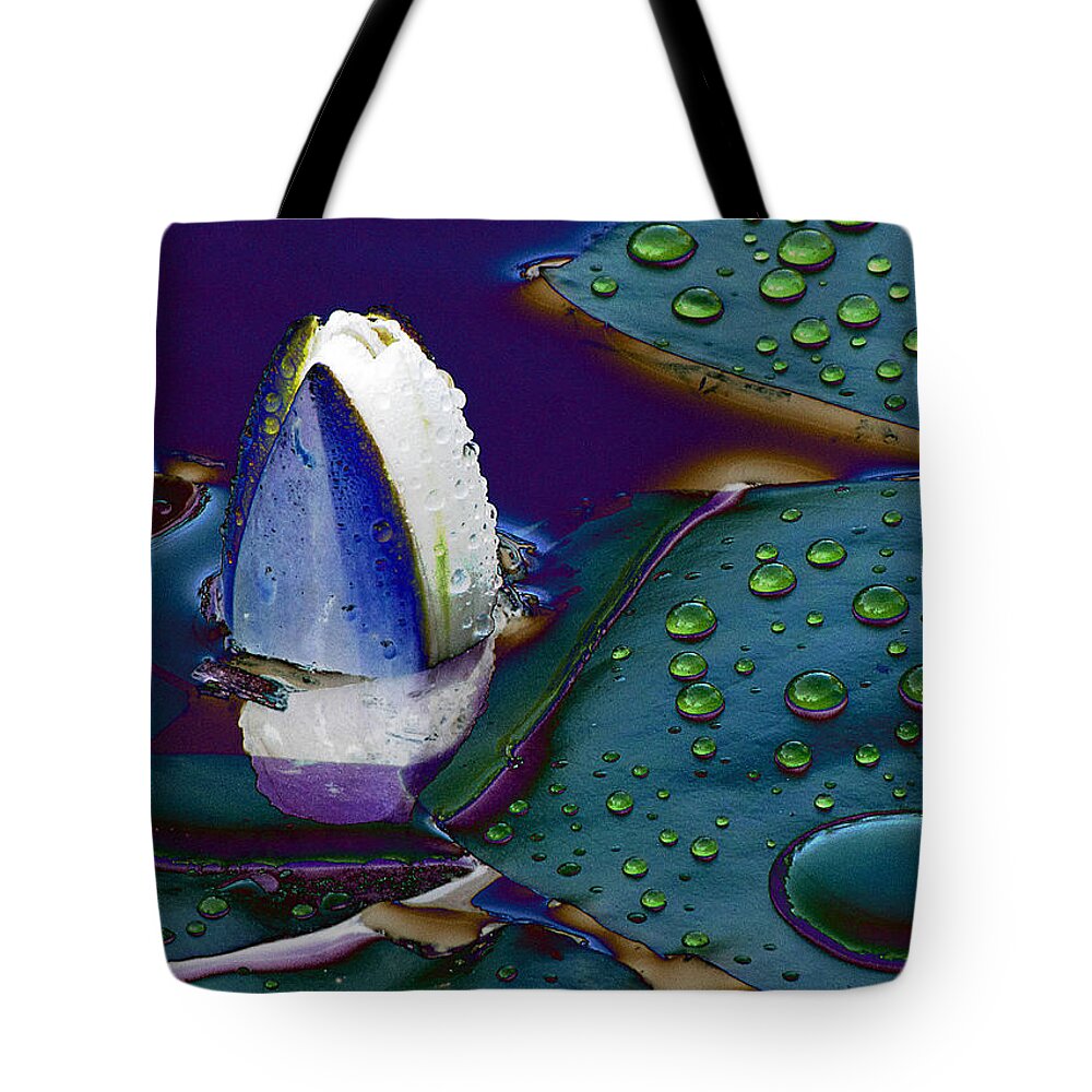 Lily Pad Tote Bag featuring the photograph Subdued Light and Daydreams by Char Szabo-Perricelli
