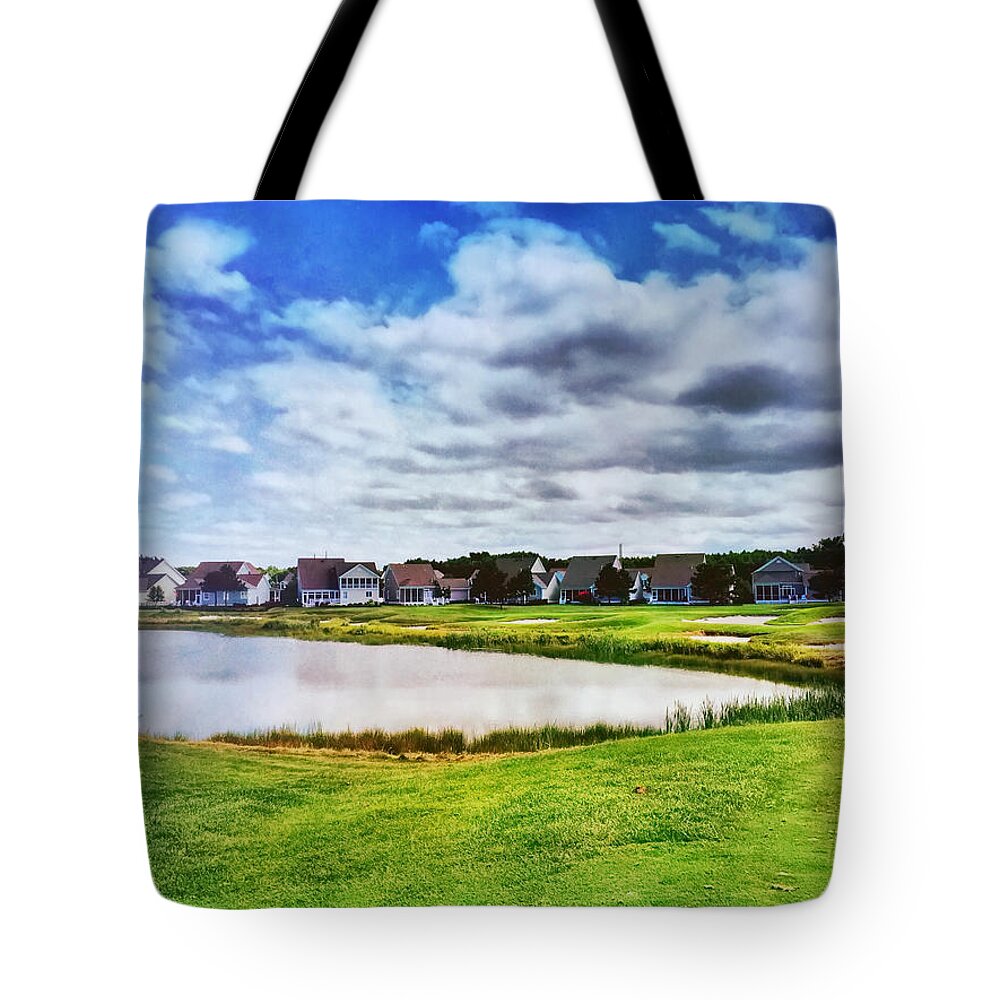 Suburbs Tote Bag featuring the photograph Suburbia by Chris Montcalmo