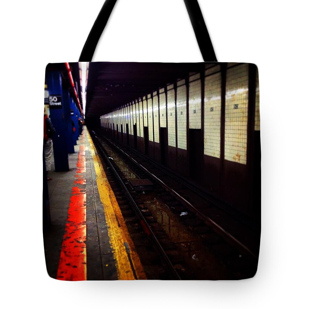 Subway Tote Bag featuring the photograph Subway by Mckenzie Weldon