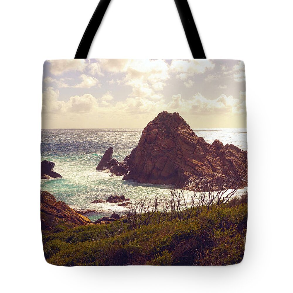 Look Out Tote Bag featuring the photograph Sugarloaf Rock IX by Cassandra Buckley