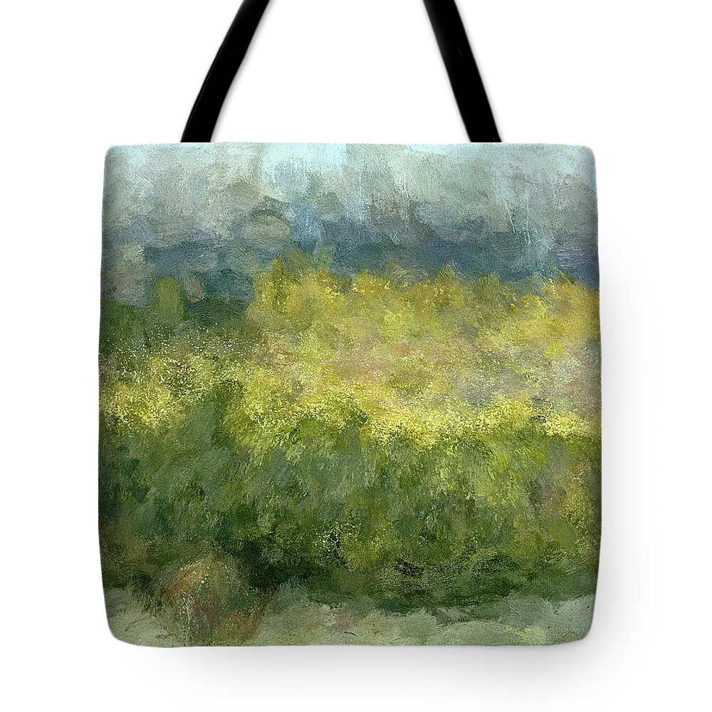 Abstract Tote Bag featuring the digital art Suggestion by Matt Cegelis