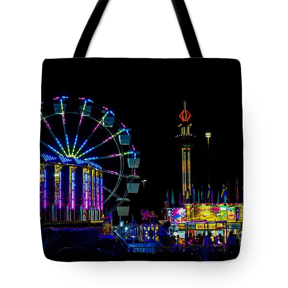  Tote Bag featuring the photograph Summer Carnival 8 by Rodney Lee Williams