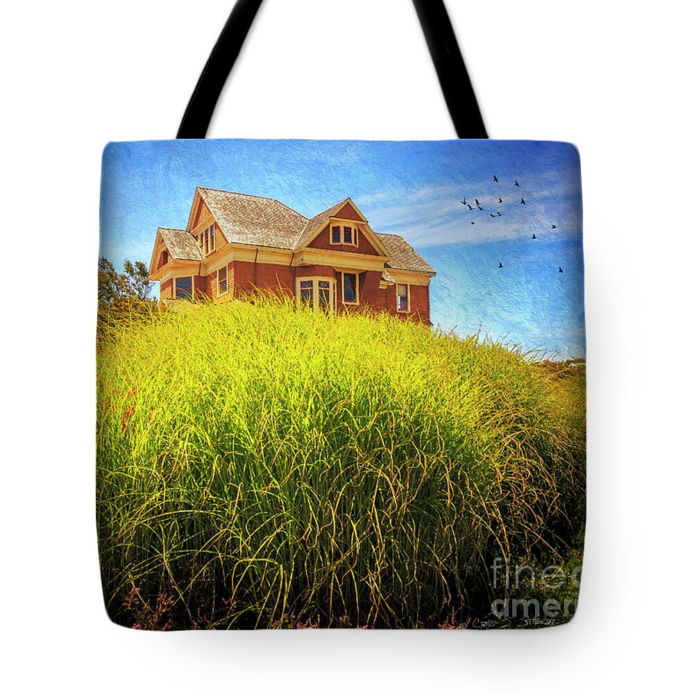 American Tote Bag featuring the photograph Summer Day in Fort Bragg by Craig J Satterlee