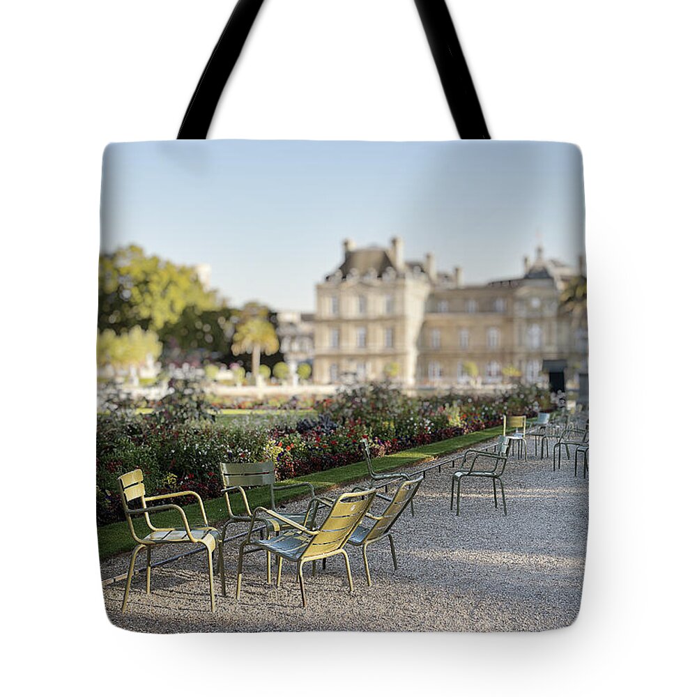 Photography Tote Bag featuring the photograph Summer day out at the Luxembourg garden by Ivy Ho