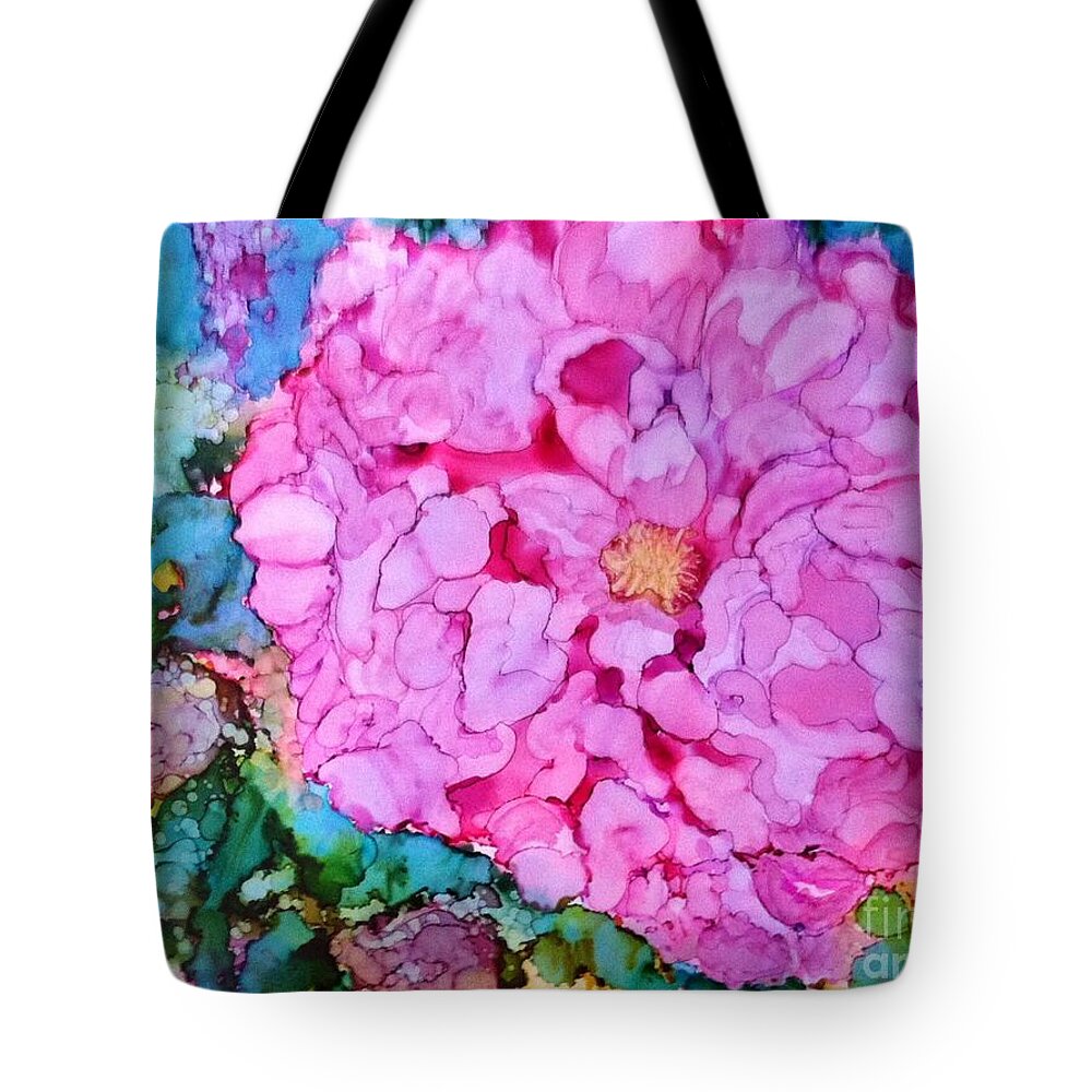 Flower Tote Bag featuring the painting Summer Delight by Eunice Warfel