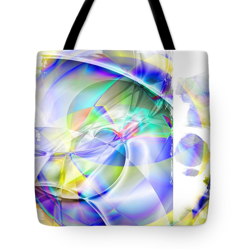 Abstract Tote Bag featuring the digital art Summer Dream by Art Di