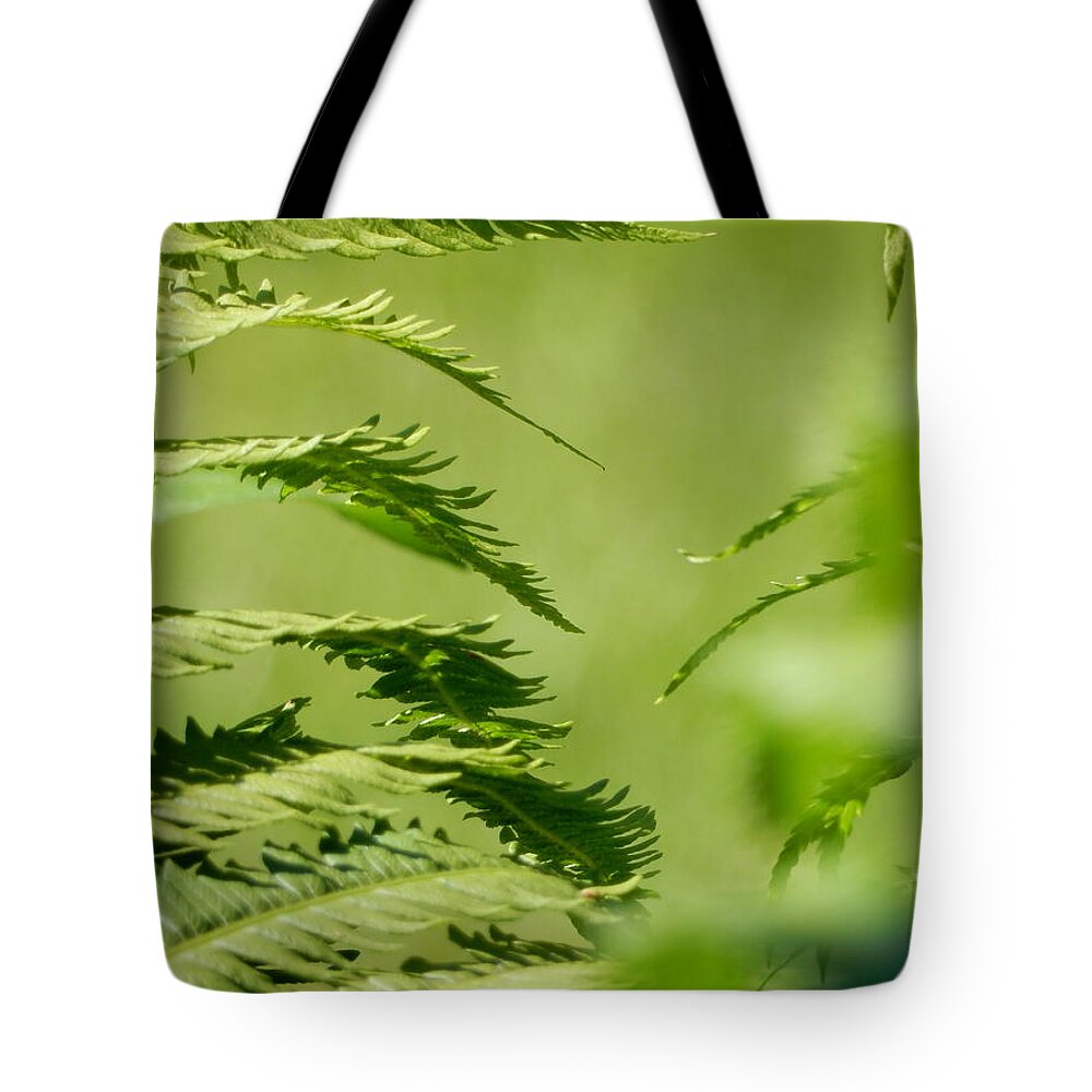 Green Tote Bag featuring the photograph Summer Greens by Betty-Anne McDonald