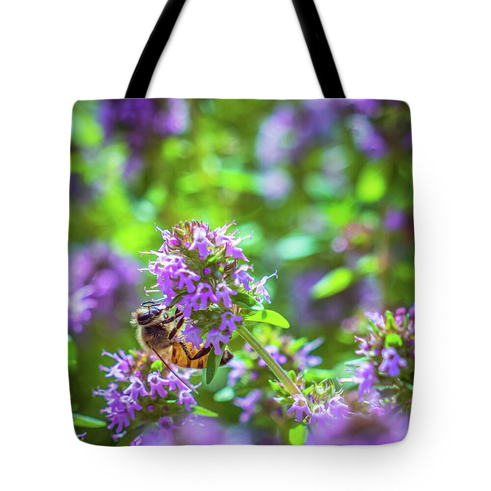 Meadow Tote Bag featuring the photograph Summer meadow 2 by Lilia S