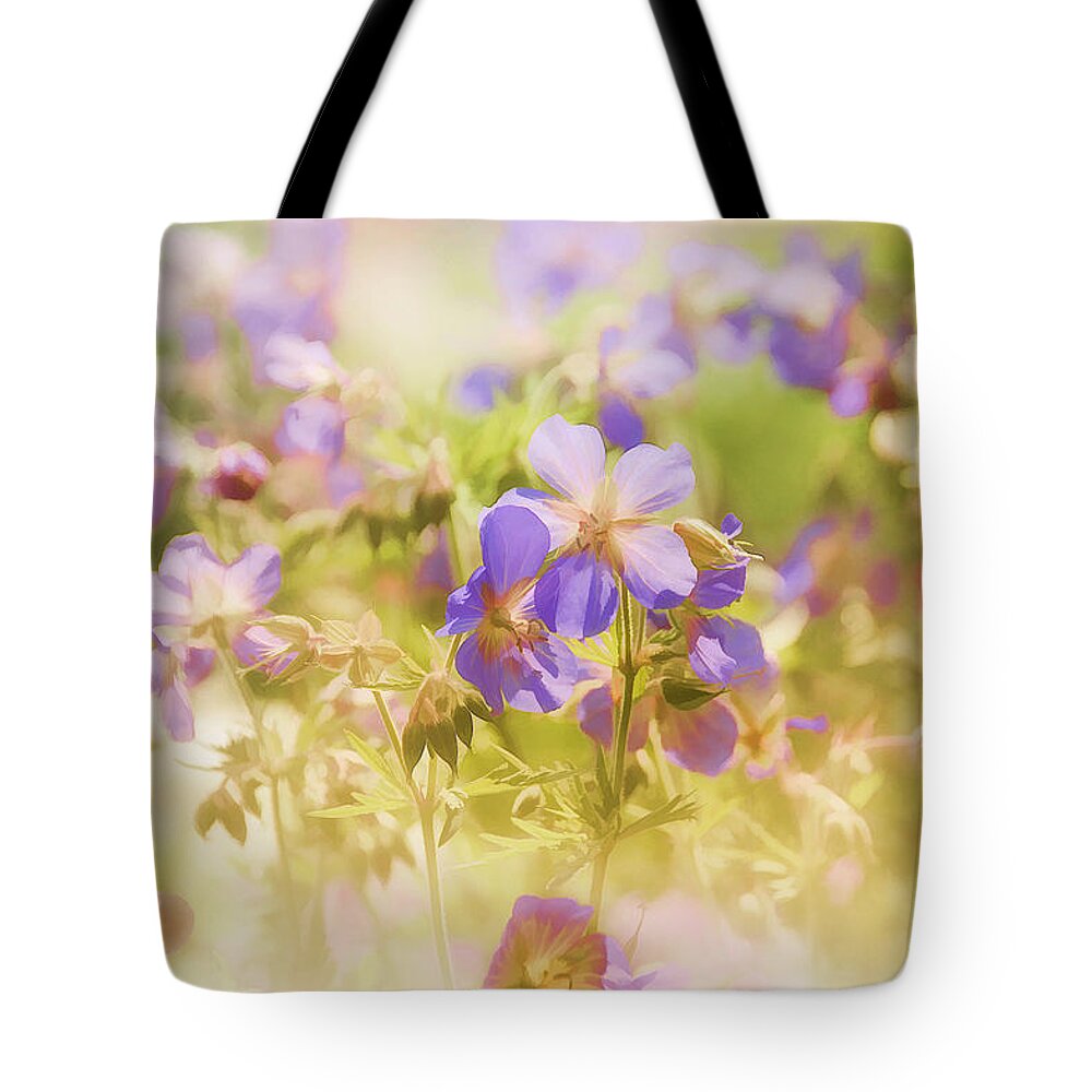 Botanical Tote Bag featuring the photograph Summer Meadow by Elaine Manley