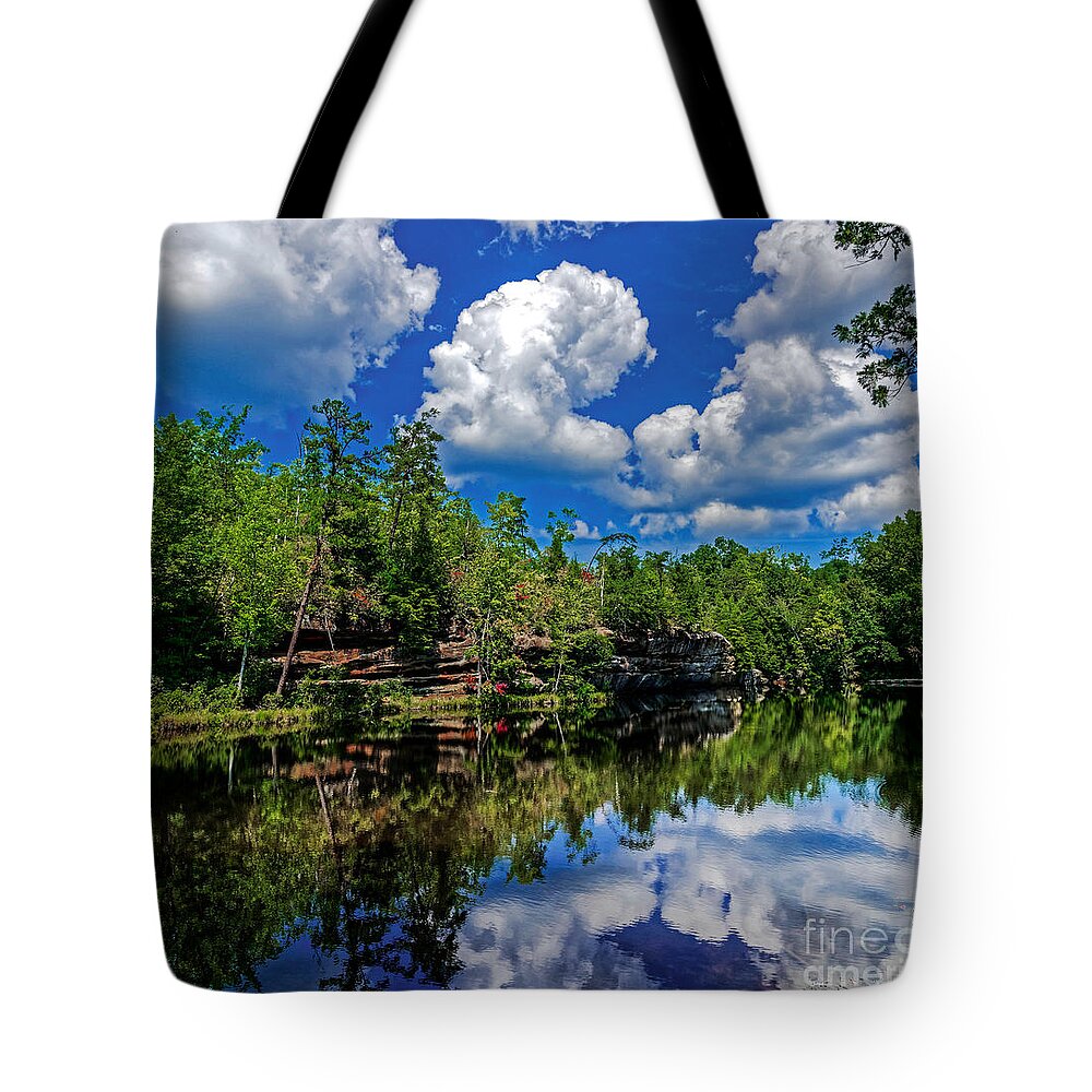 Reflection Tote Bag featuring the photograph Summer Reflection by Paul Mashburn