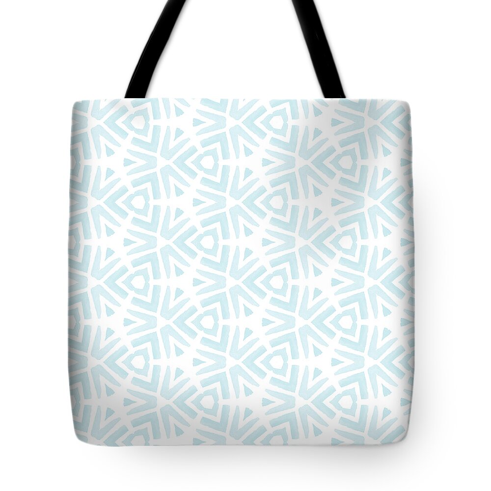 Pattern Tote Bag featuring the digital art Summer Splash- Pattern Art by Linda Woods by Linda Woods