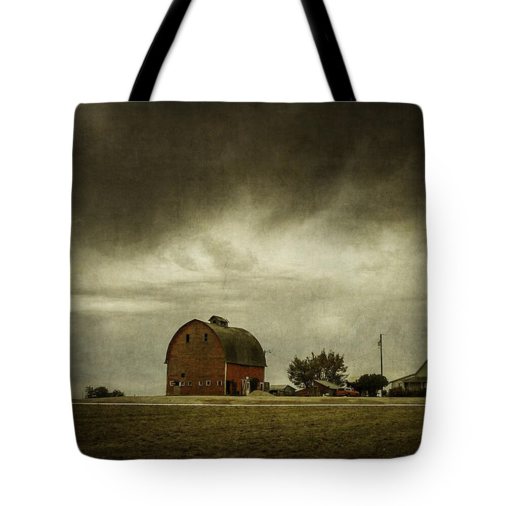 Barn Tote Bag featuring the photograph Summer Storm by Deanna Sandquist