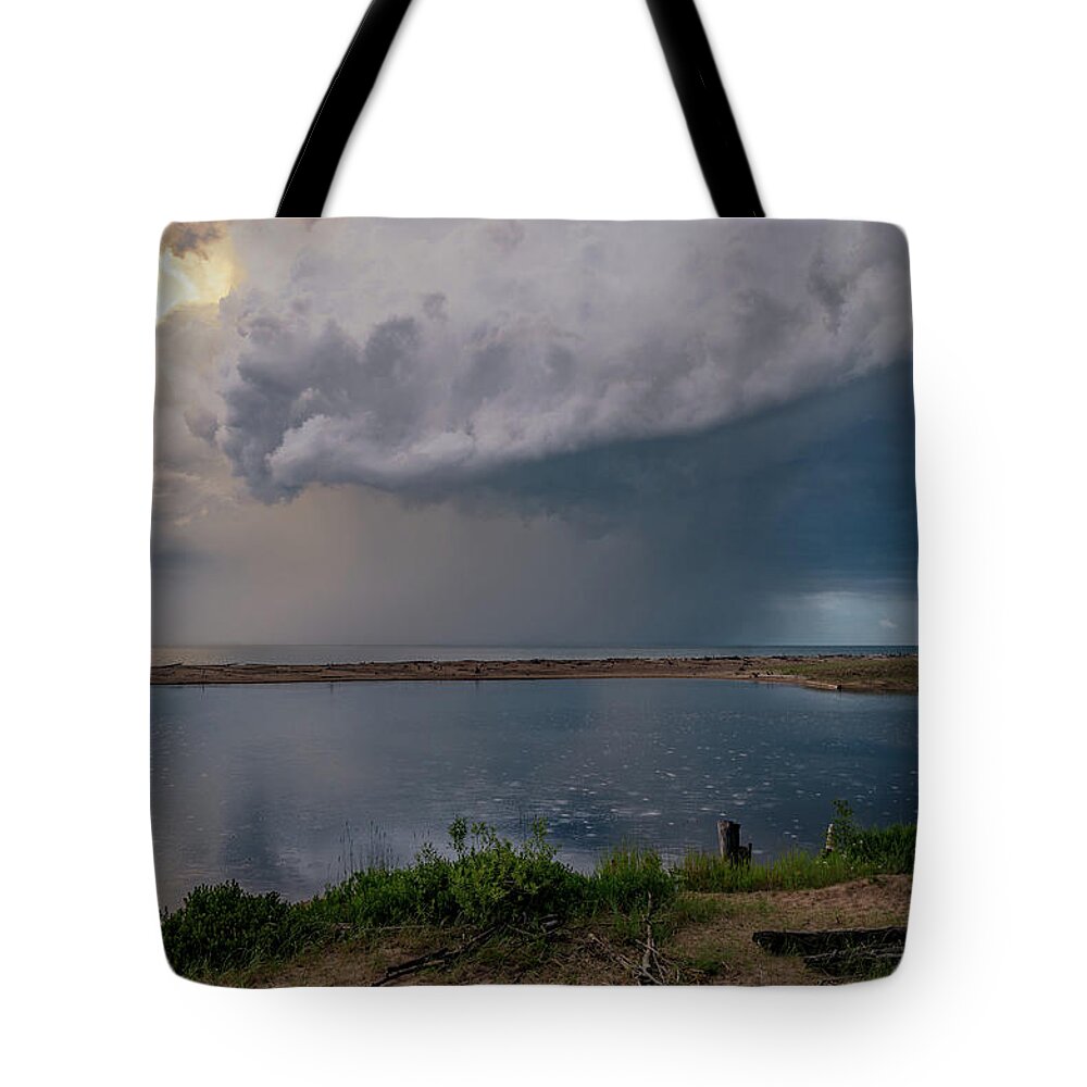 Mouth Of The Sucker River Tote Bag featuring the photograph Summer Thunderstorm by Gary McCormick