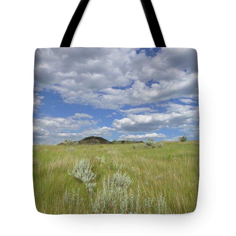 North Dakota Tote Bag featuring the photograph Summertime on the Prairie by Cris Fulton
