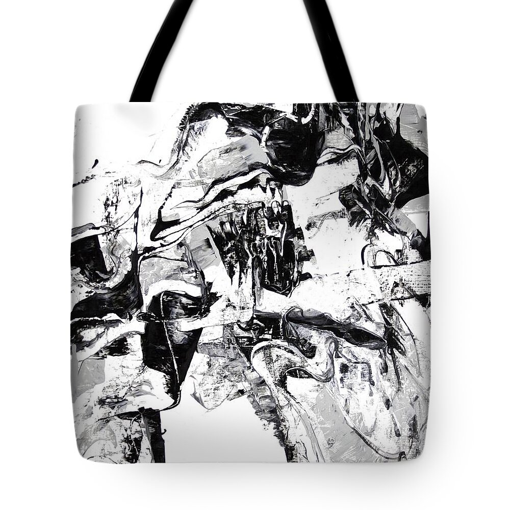 Summoner Tote Bag featuring the painting Summoner of the Horned Beast by Jeff Klena
