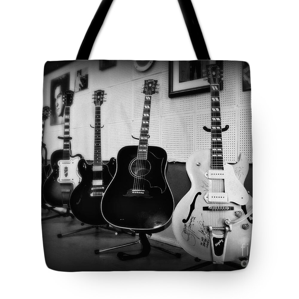 Sun Studio Tote Bag featuring the photograph Sun Studio Classics 2 by Perry Webster