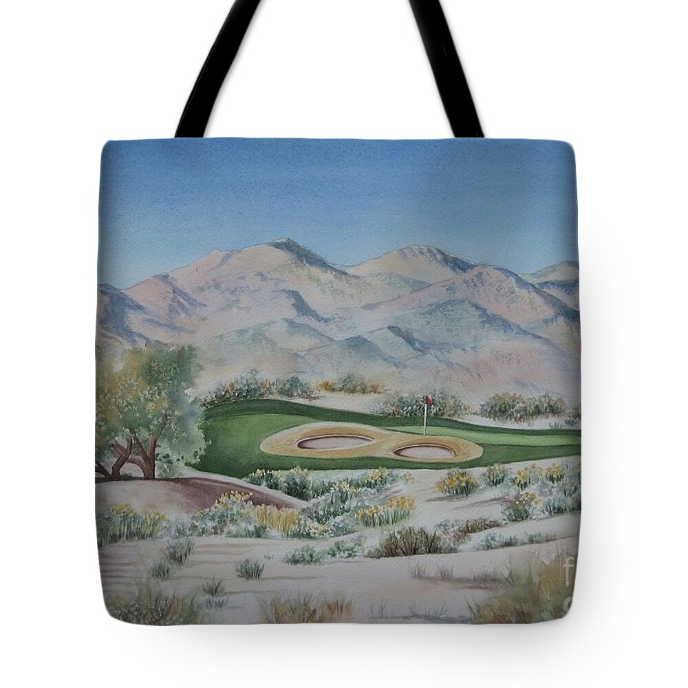 Golf Tote Bag featuring the painting Sundance-Buckeye by Deborah Ronglien