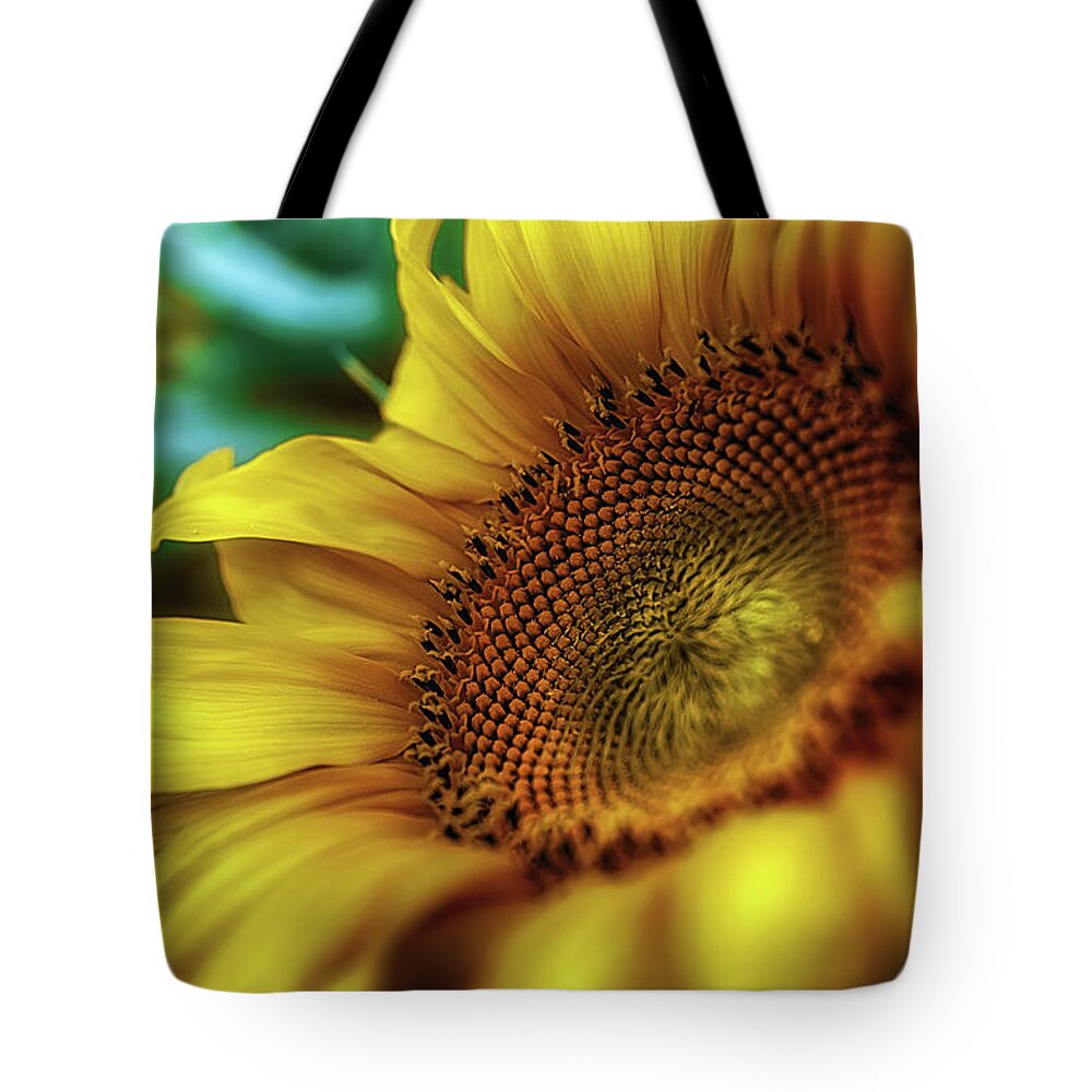 Yellow Tote Bag featuring the photograph Sunflower 2006 by Plamen Petkov