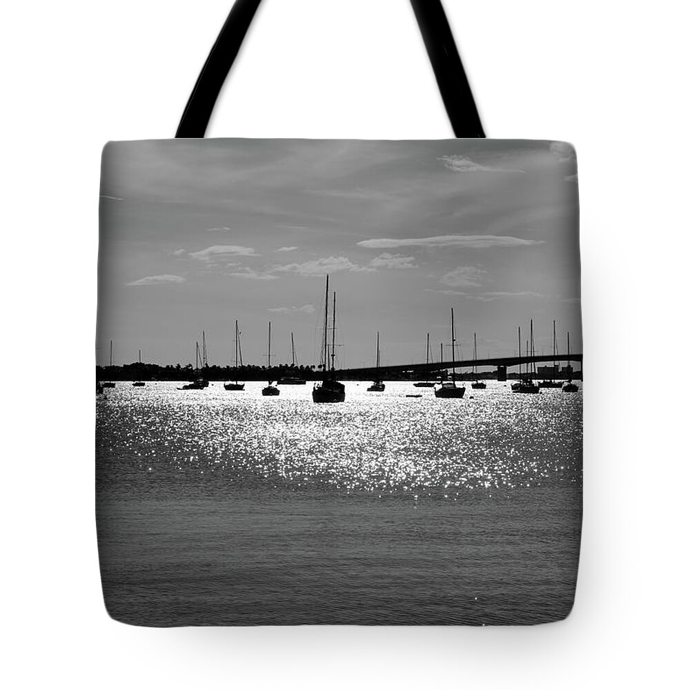 Photo For Sale Tote Bag featuring the photograph Sunlight on the Bay by Robert Wilder Jr