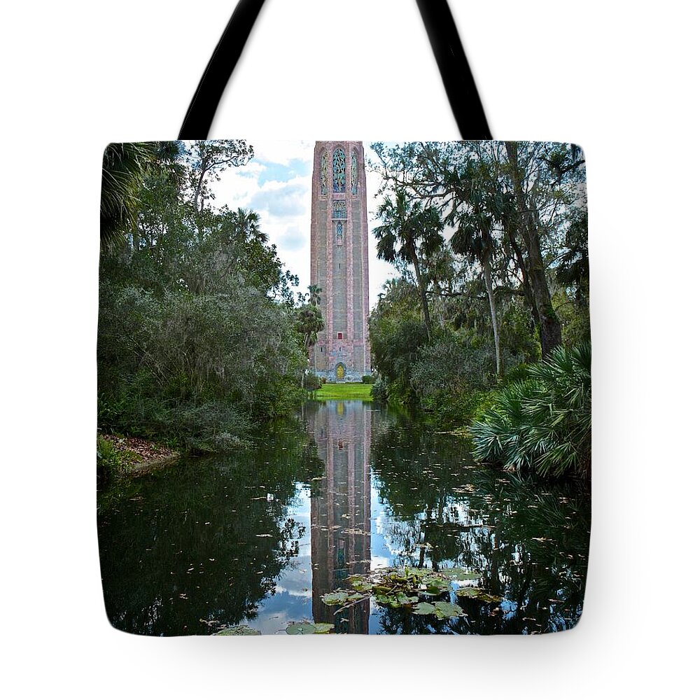 Sunny Tote Bag featuring the photograph Sunny Afternoon Reflections by Carol Bradley
