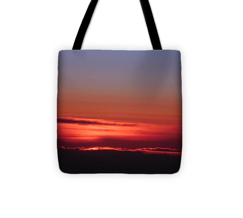 Sun Tote Bag featuring the photograph Sunrise A Different View by Diannah Lynch
