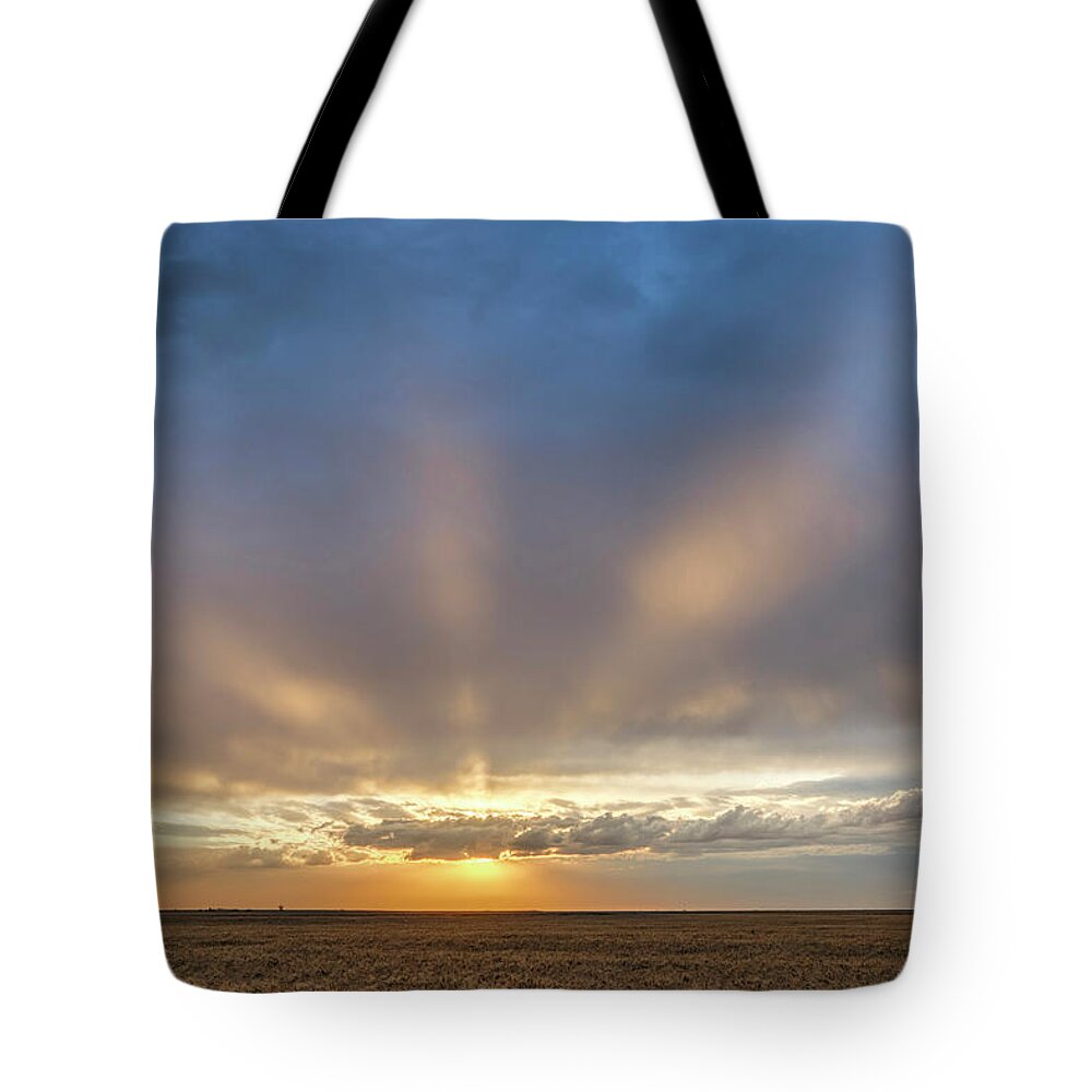 Kansas Tote Bag featuring the photograph Sunrise and Wheat 03 by Rob Graham