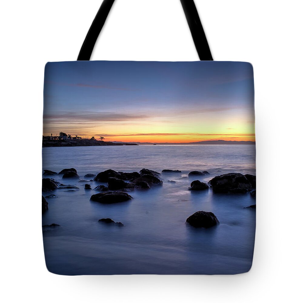 Mitchell's Cove Tote Bag featuring the photograph Sunrise at Mitchell's Cove by Morgan Wright