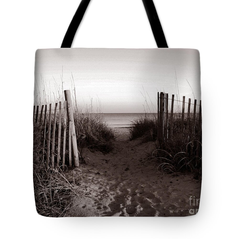 Beach Tote Bag featuring the photograph Sunrise at Myrtle Beach SC by Susanne Van Hulst
