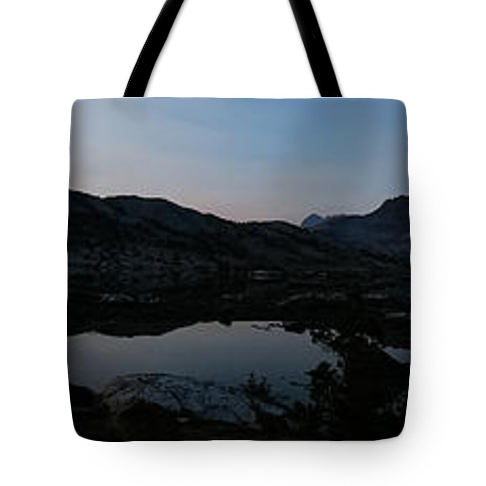 California Tote Bag featuring the photograph Sunrise at Thousand Island Lake by Brenda Smith DVM